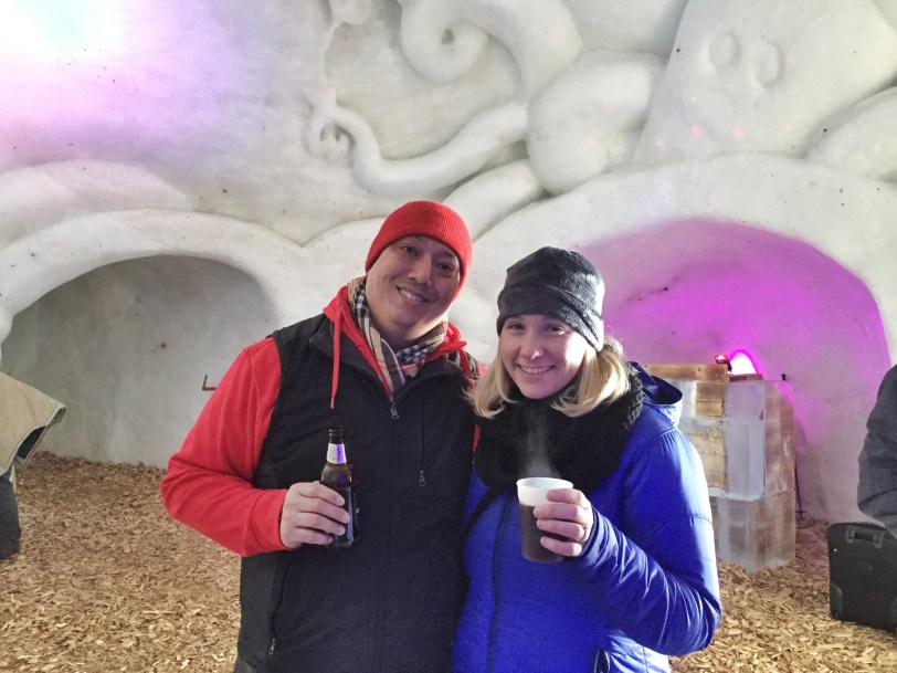 John and I in the bar area.