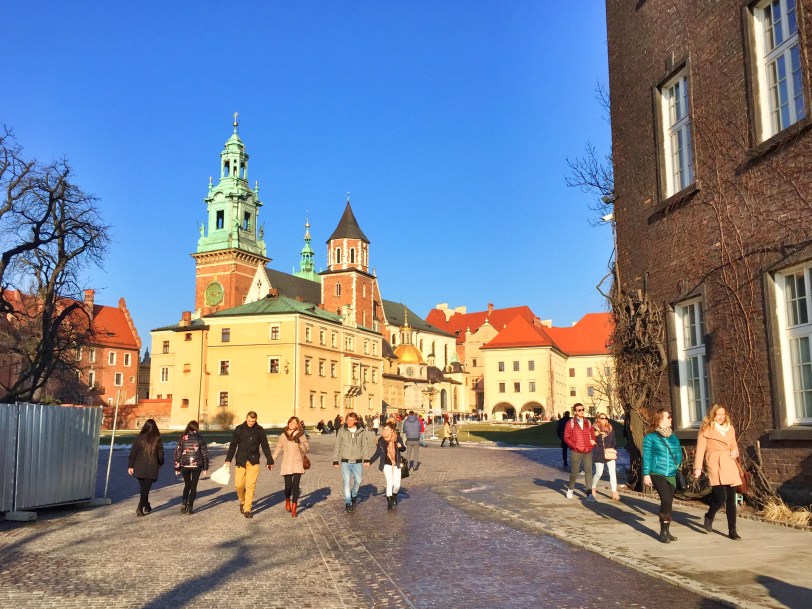 Looking into the Castle Grounds
