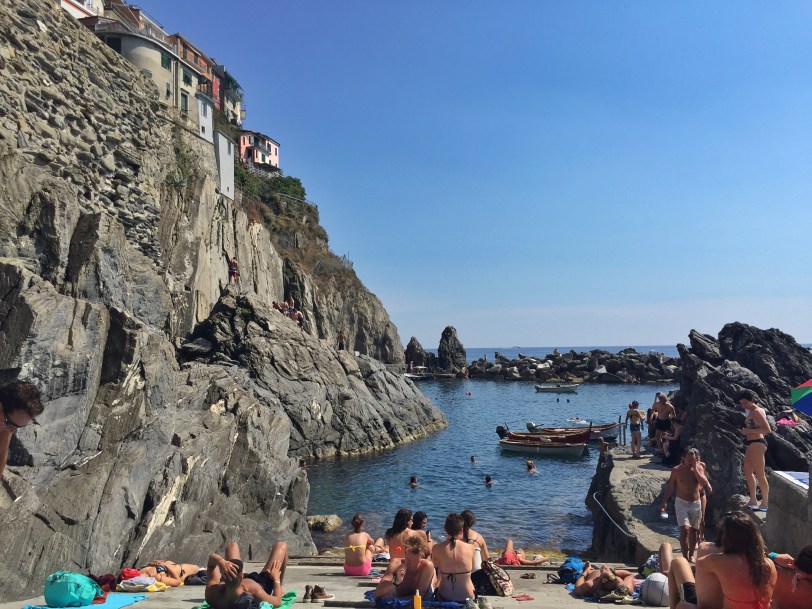 Best swimming hole in Cinque Terre - Manarola!