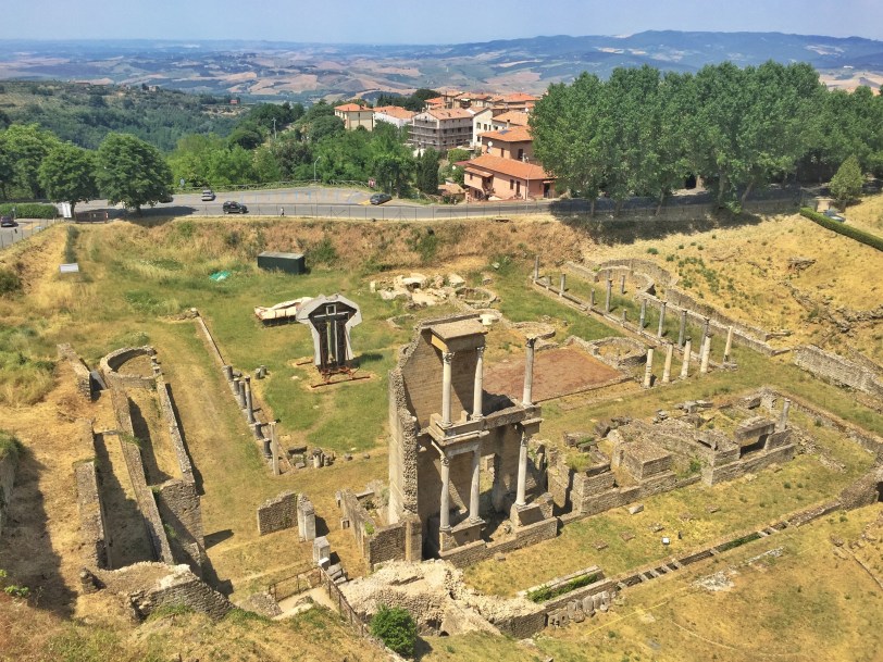 Roman ruins on the outskirts of town. This was once the town dump, before the ruins were found underneath.