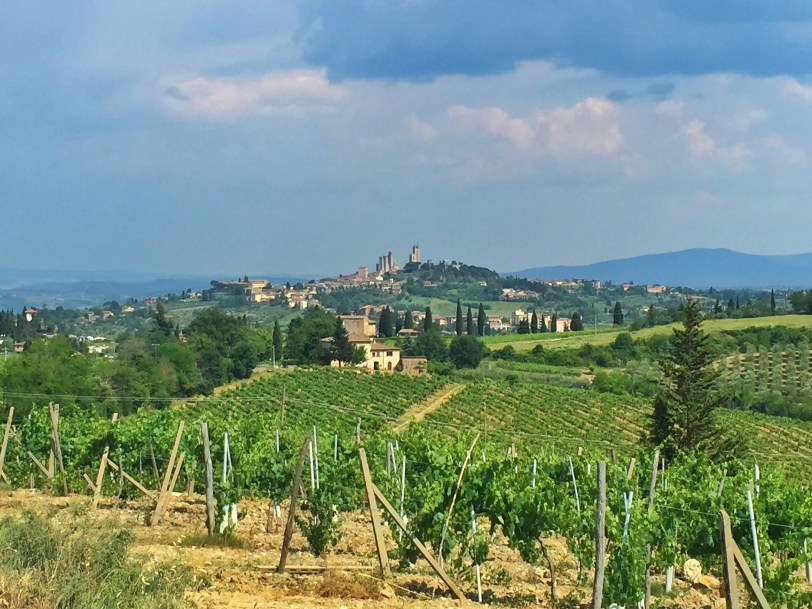 San Gimingano from the distance