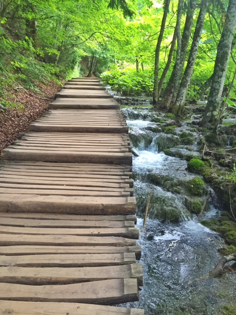 The landscape changes from big lakes to small streams to waterfalls everywhere.