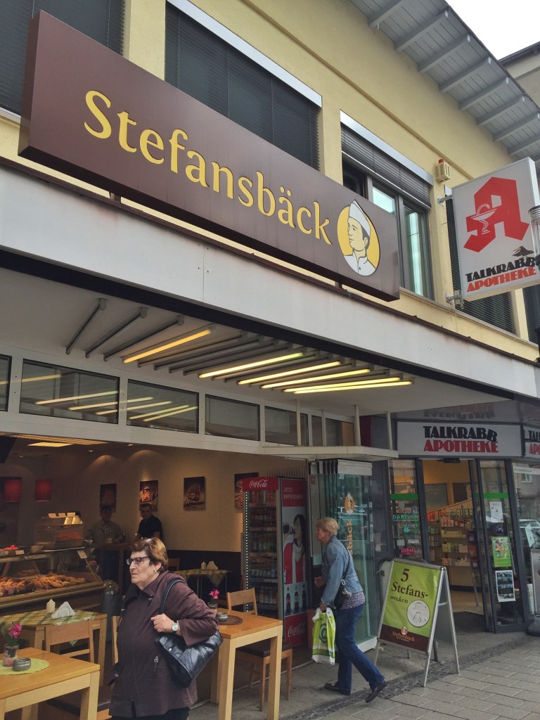 If the Trolsch is busy, we head to the Stefansbach. Feuerbach literally has eight bakeries in town to choose from!