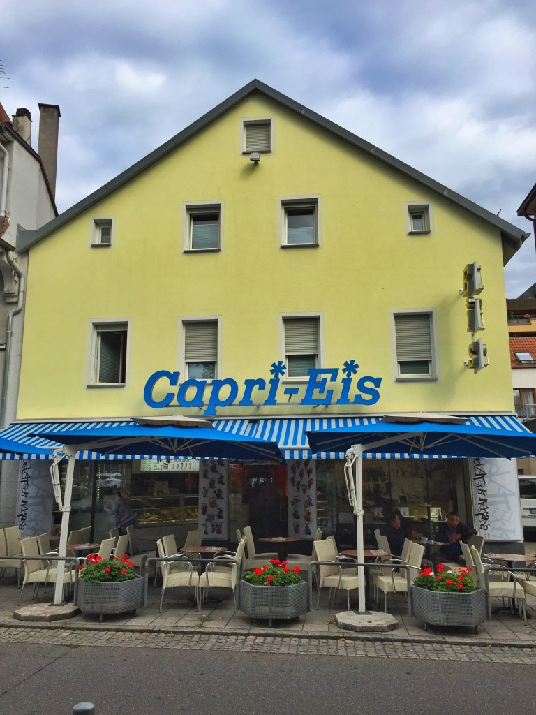 One of two gelato stands in town...I'll miss the Nutella gelato!