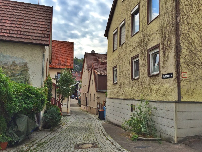 Continuing straight to the street behind our house is the less-modern but arguably a little more charming part of town.