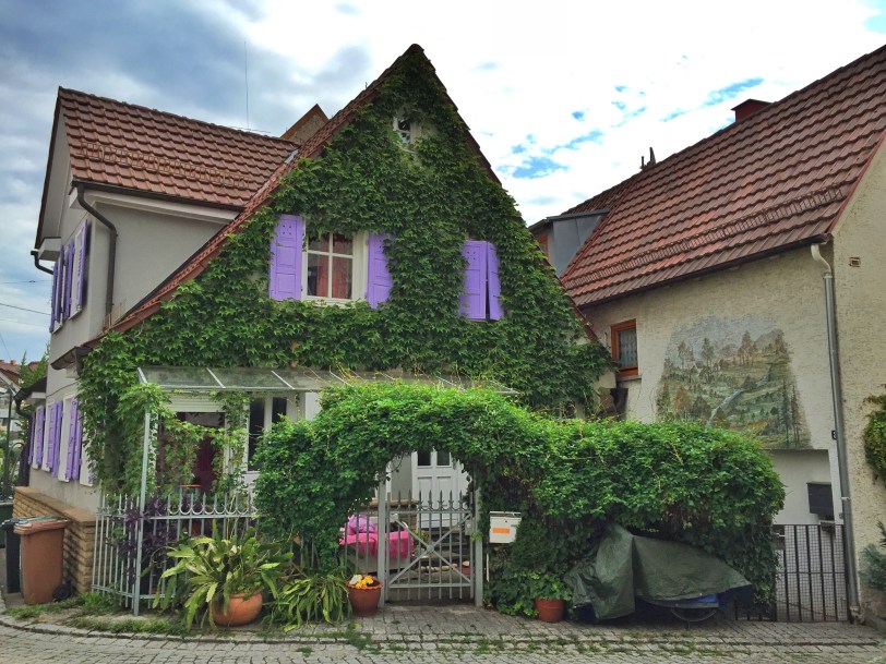 I love this little house, visible from our apartment.
