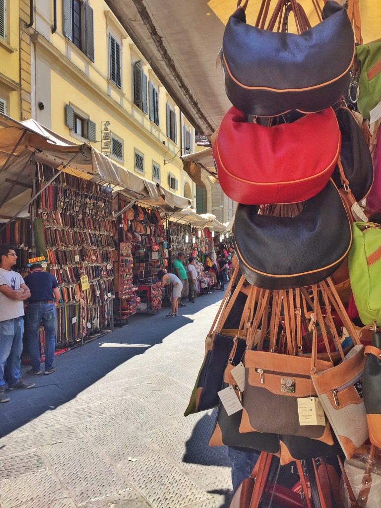 This market is HUGE! Lots and lots of leather everywhere!
