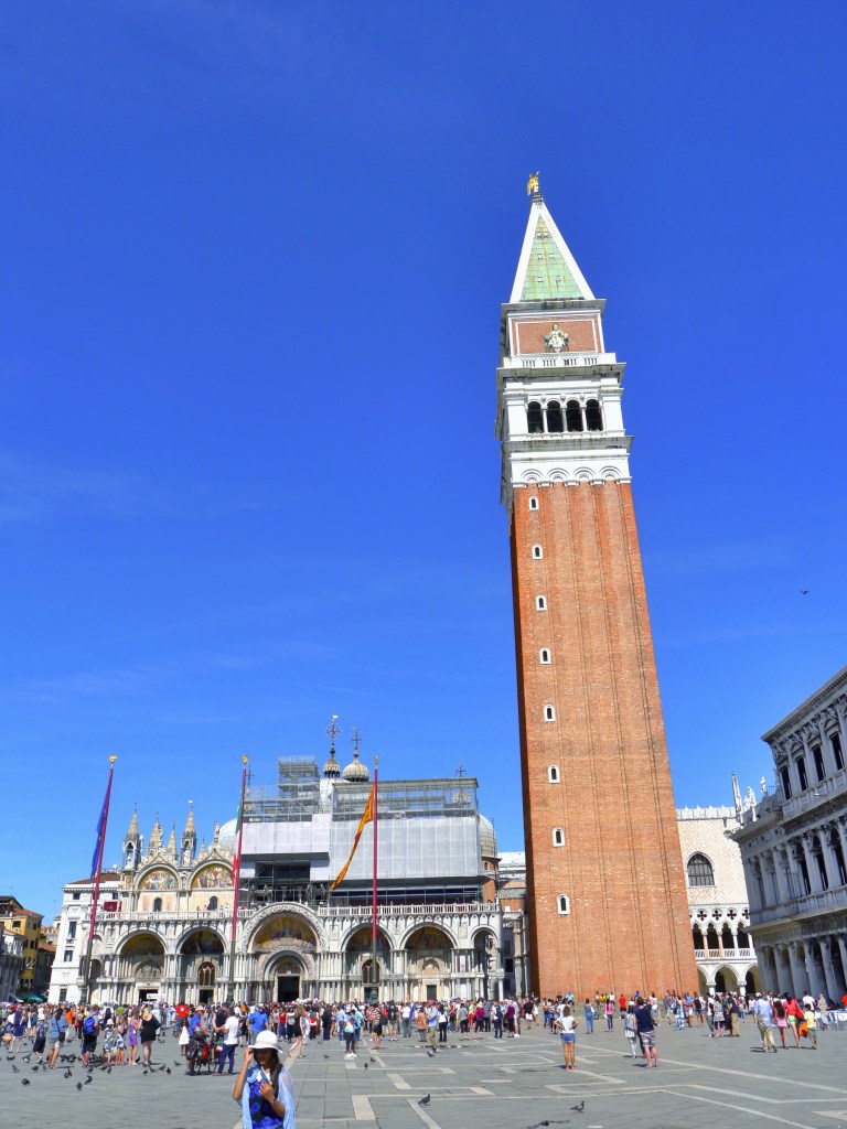 A view of the church and clock tower.