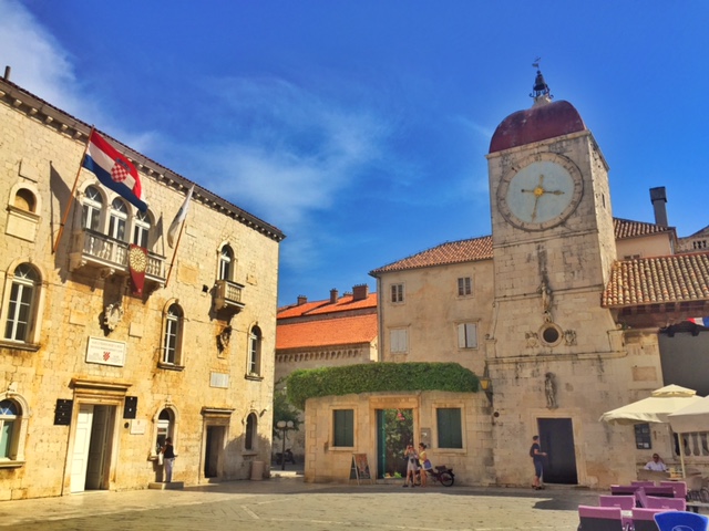 The main town square