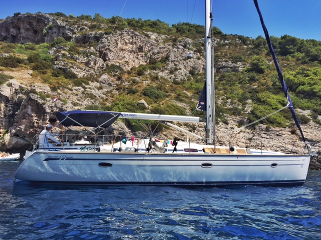 One of the many beautiful boats we passed on our way.